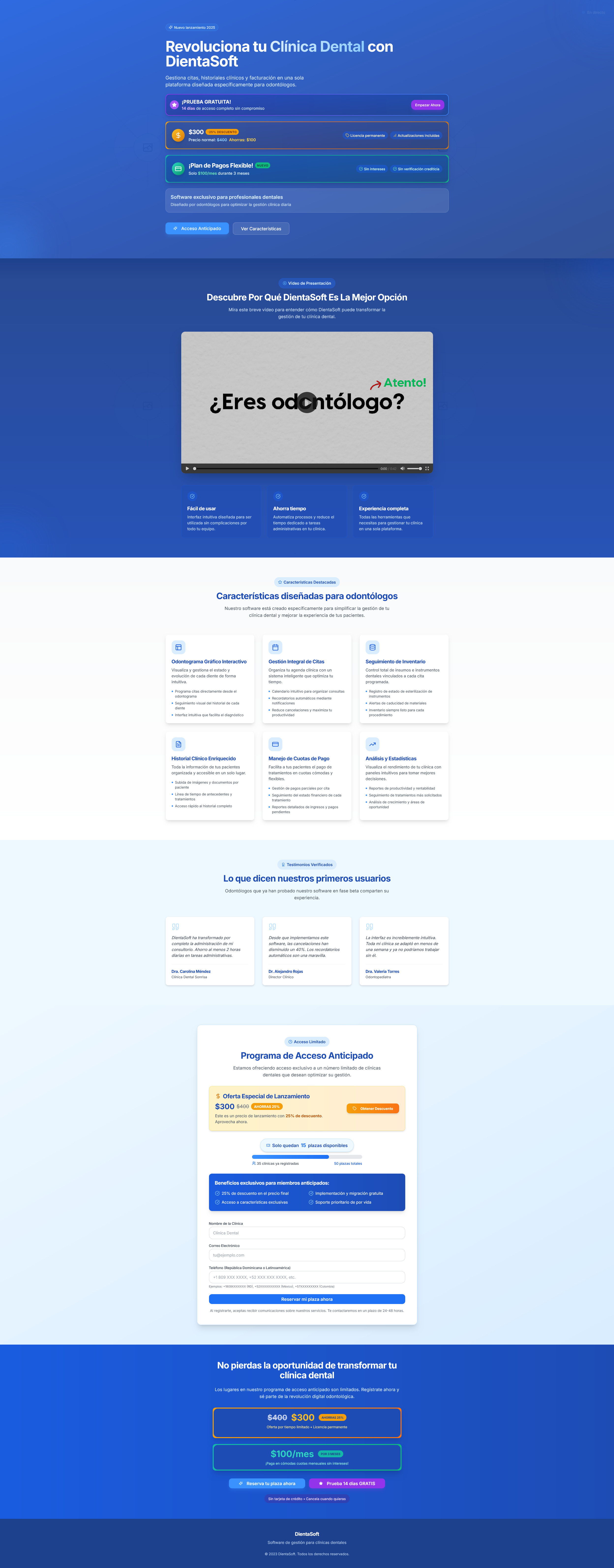 Dientsoft Web App